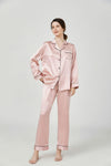 19 / 22 Mommelong sleeve silk Pajama Set for women