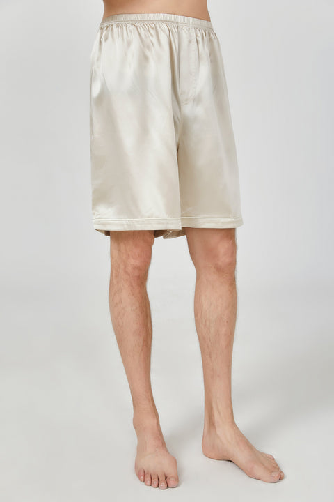 Men's Silk Short Pajama Set