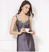 silk chic Lace short nightgown