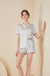 19/22 MommeClassic Summer Silk Pajamas Set