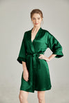 Kimonos Short Silk Robe For Women