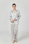 Men's Piping Silk Pajama Set