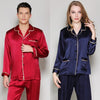 Asilklife 22 Momme Classic Silk Pajamas Set For Couple