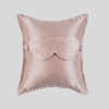 Luxury travel sleep set 100 real mulberry silk Throw Pillow case and eye mask