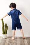 Boys short Silk Pajamas Set Kids' Classic PJS