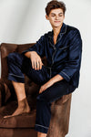 ASilklifeLuxurylongSleeves Pajamas Set For Men