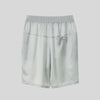 Men's 100 mulberry Silk long boxer luxury Shorts with pockets