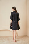 Women's Lace V-neck Silk Nightgown & Robe Set