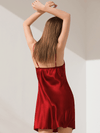 Asilklife Elegant Basic Silk Nightgown