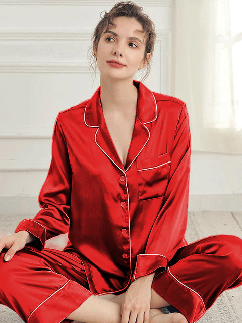 Silk Pajama Set for women