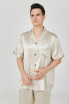 Matching couple 100% pure silk pajama set