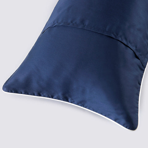 Super soft sleep set  silk pillowcase Navy blue and kid's sleep mask