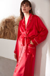 Classic Midi Silk Robe