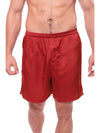 Men's Silk Shorts boxer brief luxury soft male Underwear with hidden flying