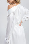 Women's Silk Classic V-neck Long Silk Robe