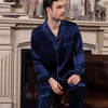 Asilklife High Quality Basic Silk Pajamas Set for Men
