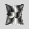 Luxury travel sleep set 100 real mulberry silk Throw Pillow case and zebra striped eye mask