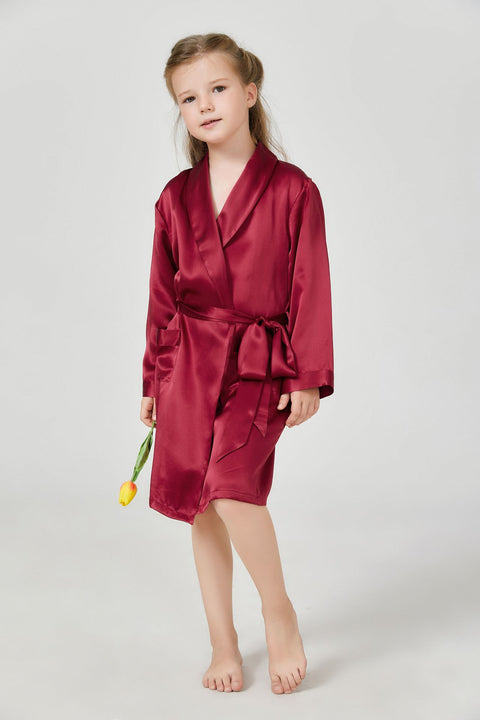 22 Momme Luxury Mulberry Silk Matching Pajamas Set For Mother and Daughter
