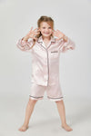 Luxury Mulberry Silk Pajamas Set For Girl