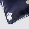 Super soft sleep setsilk pillowcase Navy blue and kid's sleep mask