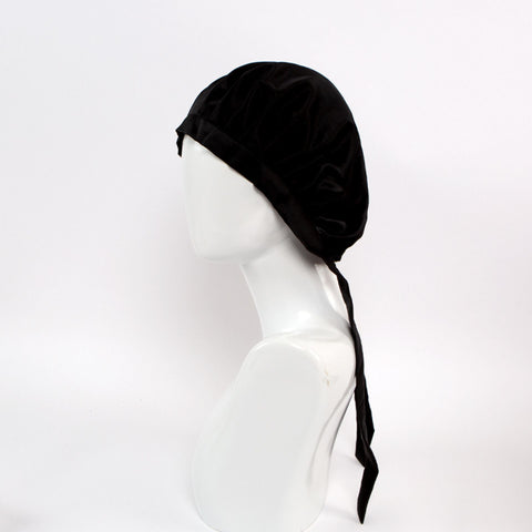 19/22 Momme Silk Hair Cap Pleated Style